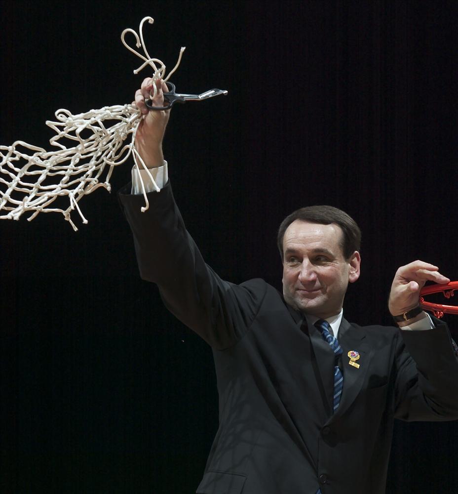 Coach K portrait